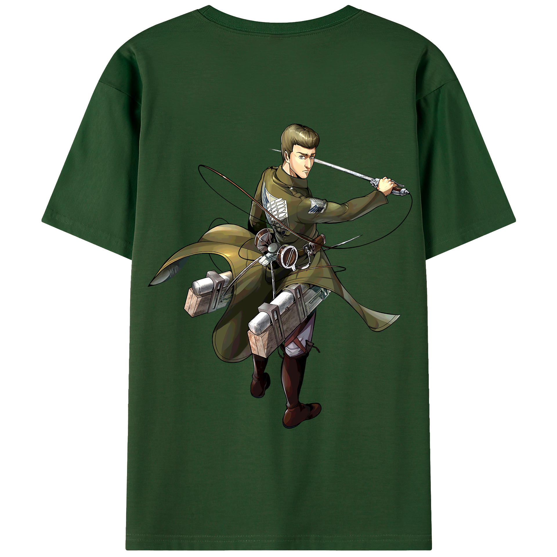 （画像用） 進撃の巨人 Attack on Titan 綿100％半袖Tシャツ（背面プリント）